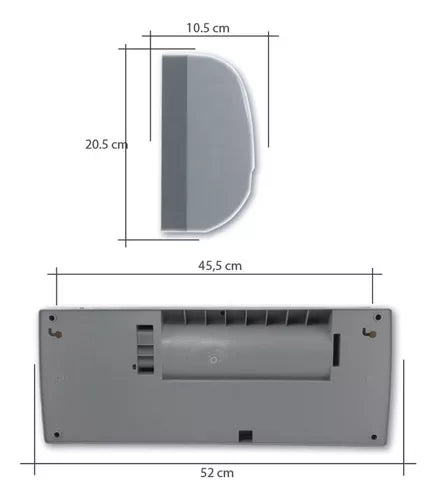Caloventilador Convector estufa Microsonic pared color blanco