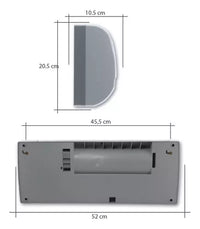 Thumbnail for Caloventilador Convector estufa Microsonic pared color blanco