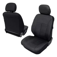 Thumbnail for Cubre Asiento Funda Eco Cuero Auto Universal Negro Premium - Tienda Universo