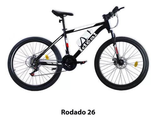 Bicicleta Montaña Rodado 26 Con Frenos de Disco 21 Cambios