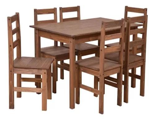 Juego De Comedor Mesa + 6 Sillas - Tienda Universo