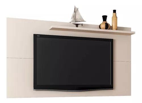 Rack Panel Tv Hasta 50" Con Repisa Color Off-Blanco - Tienda Universo