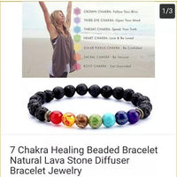 Thumbnail for Pulsera De La Sanación 7 Chakras De Lava Natura - #𝑼𝑺𝒉𝒐𝒑