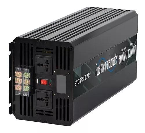 Inversor De Corriente Onda Pura 12v A 220v 12.000w - Tienda Universo