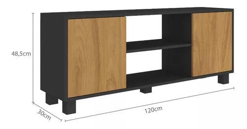 Rack Para Tv 2 Puertas 4 Estantes Led Lcd Mesa Living - Tienda Universo