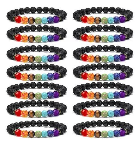 Pulsera De La Sanación 7 Chakras De Lava Natura - #𝑼𝑺𝒉𝒐𝒑