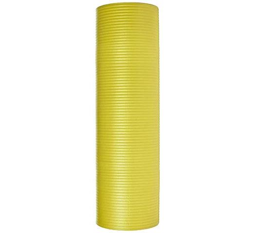 Alfombra Mat de Yoga 1cm Espesor con Superficie Antideslizante + Cinta de Transporte - Amarillo - #𝑼𝑺𝒉𝒐𝒑