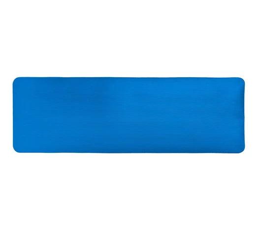 Alfombra Mat de Yoga 1cm Espesor con Superficie Antideslizante + Cinta de Transporte - Azul - #𝑼𝑺𝒉𝒐𝒑