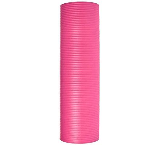 Alfombra Mat de Yoga 1cm Espesor con Superficie Antideslizante + Cinta de Transporte - Rosa - #𝑼𝑺𝒉𝒐𝒑