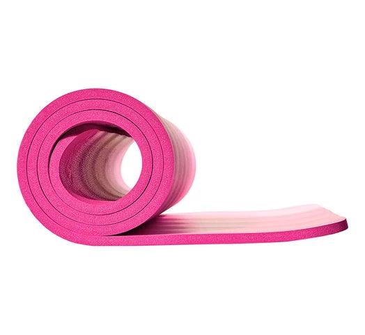 Alfombra Mat de Yoga 1cm Espesor con Superficie Antideslizante + Cinta de Transporte - Rosa - #𝑼𝑺𝒉𝒐𝒑