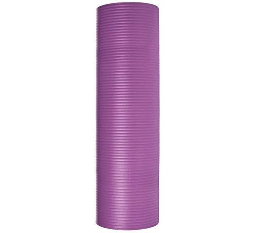 Alfombra Mat de Yoga 1cm Espesor con Superficie Antideslizante + Cinta de Transporte - Lila - #𝑼𝑺𝒉𝒐𝒑