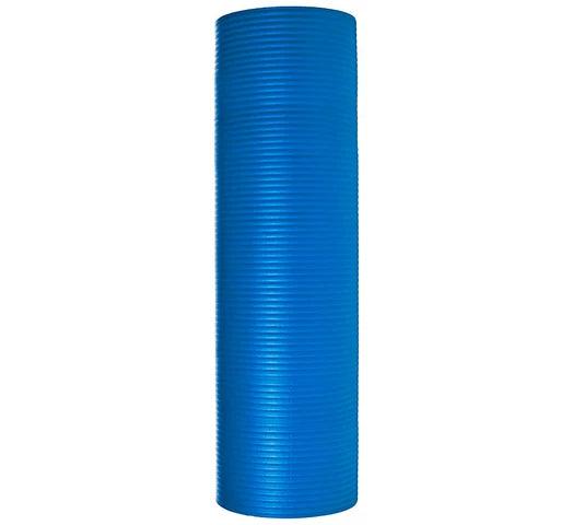 Alfombra Mat de Yoga 1cm Espesor con Superficie Antideslizante + Cinta de Transporte - Azul - #𝑼𝑺𝒉𝒐𝒑