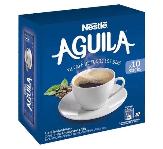 Café Soluble ÁGUILA Caja X10 Sticks - Tienda Universo