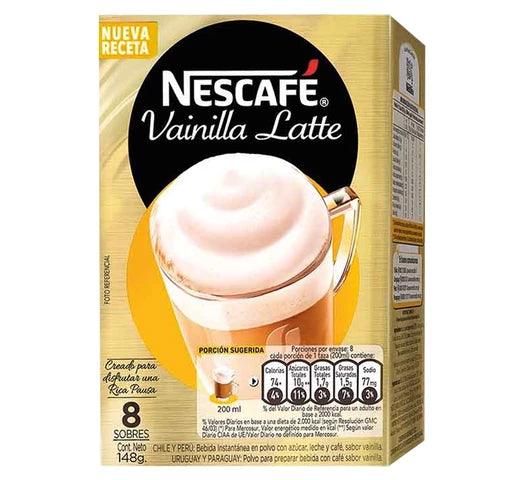 Café Soluble 8 Sobres NESCAFÉ Vainilla Latte Caja 8 Sobres - Tienda Universo