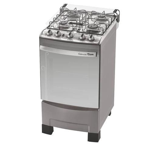 Cocina TEM Celebracion Acero Inox 4H Super Gas 1H Triple Llama - Tienda Universo