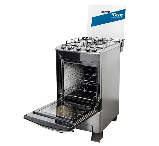 Cocina TEM Celebracion Acero Inox 4H Super Gas 1H Triple Llama - Tienda Universo