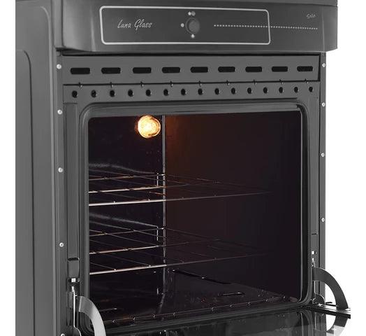 Cocina TEM Luna Glass Super Gas 4H Horno Doble Parrilla Mesada de Cristal Templado - Tienda Universo