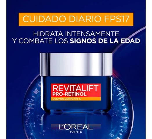 Crema L'Oréal París Revitalift Día con Pro-Retinol y FPS17 50ml - #𝑼𝑺𝒉𝒐𝒑