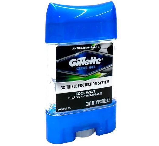 Desodorante Gillette Cool Wave 82g Antitranspirante Clear Gel - Tienda Universo