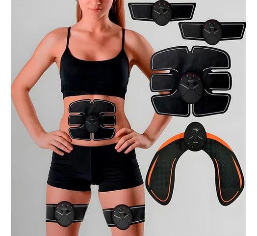 Electroestimulador Muscular GADNIC Portátil con 4 Electrodos, Gel Adhesivo y 6 Modos para Abdominales, Gluteos, Brazos y Cintura - #𝑼𝑺𝒉𝒐𝒑