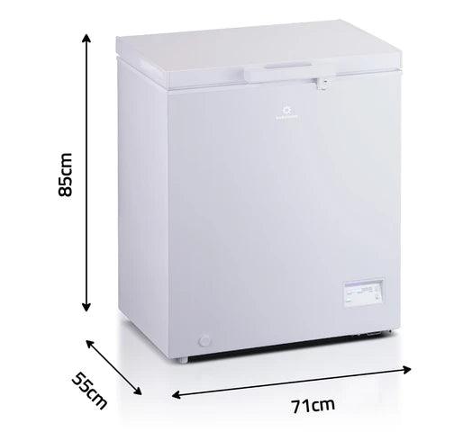 Freezer INDURAMA 145L Sistema Dual: Freezer o Refrigerador Control de Temperatura Digital Puerta con llave - Tienda Universo