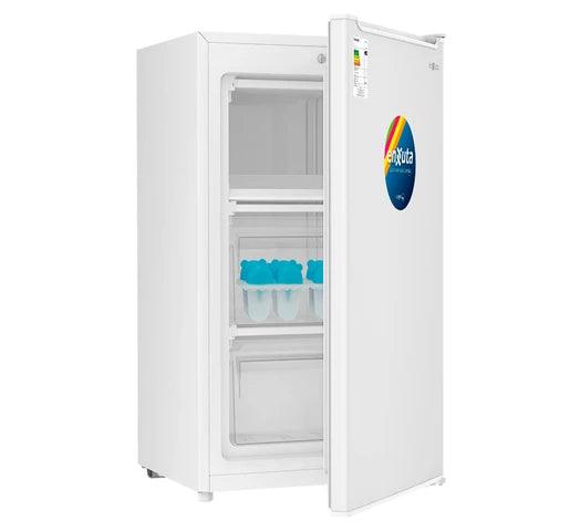 Freezer Vertical ENXUTA 60L con 2 Canastos y 1 Estante, Puerta Rebatible, Eficiencia A - Tienda Universo