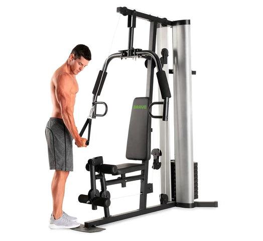 Gimnasio Multifuerza BRAVO EVO Estructura Sólida Banco Scott Tapizado de Alta Calidad Torre de Pesas 51kg - #𝑼𝑺𝒉𝒐𝒑