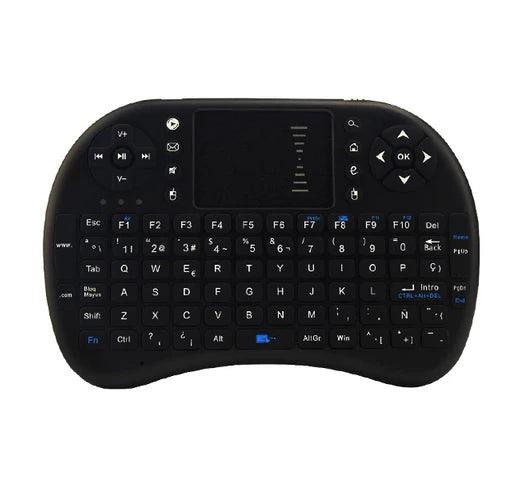 Mini Teclado Inalámbrico con Luz y Touch Pad para Android TV Smart - Tienda Universo