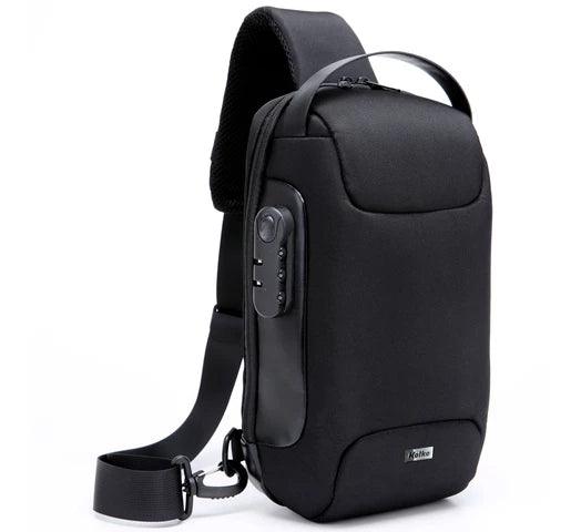 Mochila Bandolera KOLKE Urban con Candado TSA y Tela Oxford impermeable 1200D - Tienda Universo