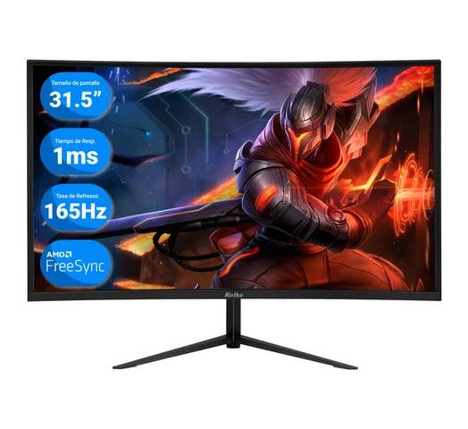 Monitor Curvo KOLKE 31.5'' FHD 165Hz Panel AUO VA Grado A Freesync G-sync - Tienda Universo