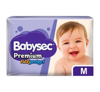 Thumbnail for Pañales X136u Babysec Premium Flexiprotect Talle M Pack Ahorro 136 unidades - Tienda Universo