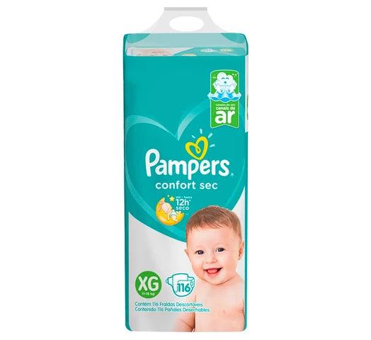 Pañales X116 Pampers Confort Sec Talle XG x116 Unidades - Tienda Universo