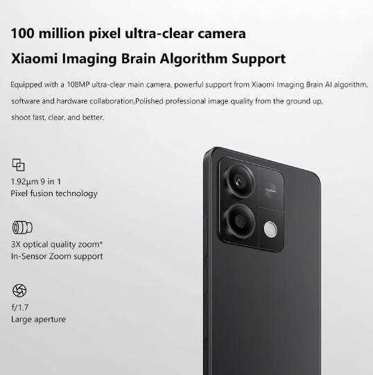 Xiaomi Redmi Note 13 6GB+128GB 5G 6.67" 120Hz OLED Display 100MP batería de 5000miliamperios - #𝑼𝑺𝒉𝒐𝒑
