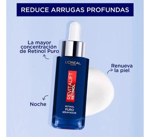 Sérum Revitalift Noche Retinol Puro L'Oréal París de 30ml - #𝑼𝑺𝒉𝒐𝒑