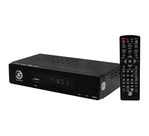 Sintonizador de TV Digital HD ISDB-T GOLDTECH Tunebox con Reproducción Multimedia FHD y Control Remoto - Tienda Universo