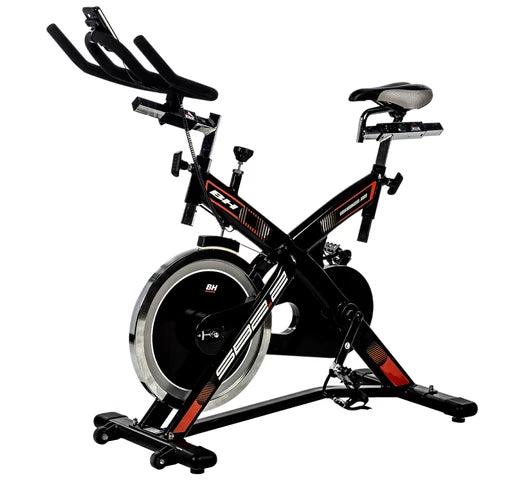 Bicicleta de Spinning BH SB 2.2 Monitor Digital Ruedas Asiento Ajustable Soporta Hasta 120Kg - #𝑼𝑺𝒉𝒐𝒑