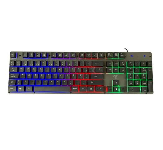 Teclado Kolke Gamer Némesis Panel Metálico 105 Teclas Retroiluminación RGB - Tienda Universo