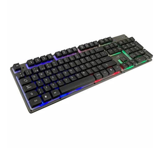 Teclado Kolke Gamer Némesis Panel Metálico 105 Teclas Retroiluminación RGB - Tienda Universo