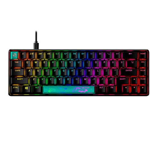 Teclado HyperX Alloy Origins 65 Mecánico Para Juegos con Teclas en Color Aqua - Tienda Universo