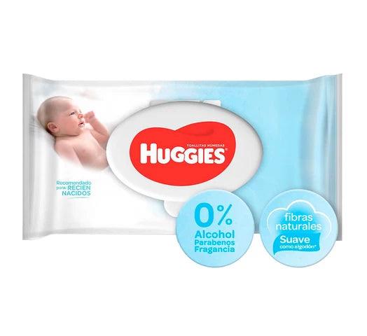 Toallitas Húmedas HUGGIES X80 Unidades para Recién Nacidos - Tienda Universo