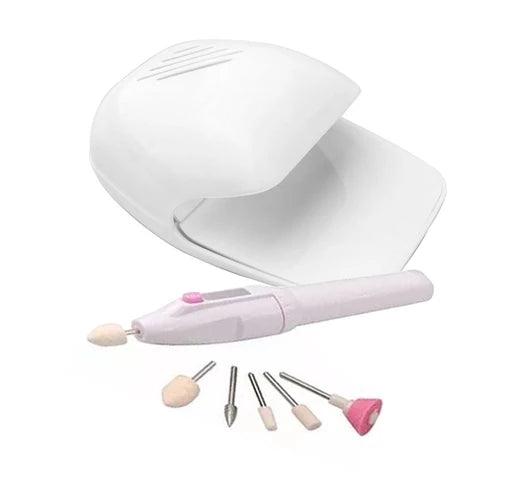 Kit de Torno con Secador para Uñas + 5 Punteros - #𝑼𝑺𝒉𝒐𝒑