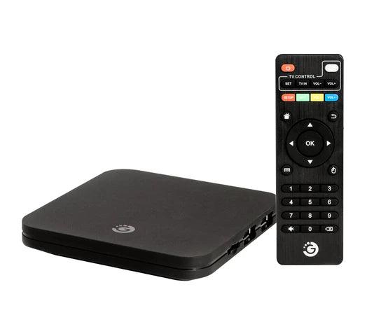 TV Box Goldtech GBox Lite 4K UHD 16GB 2GB Android 10 Netflix Disney+ Star+ - Tienda Universo