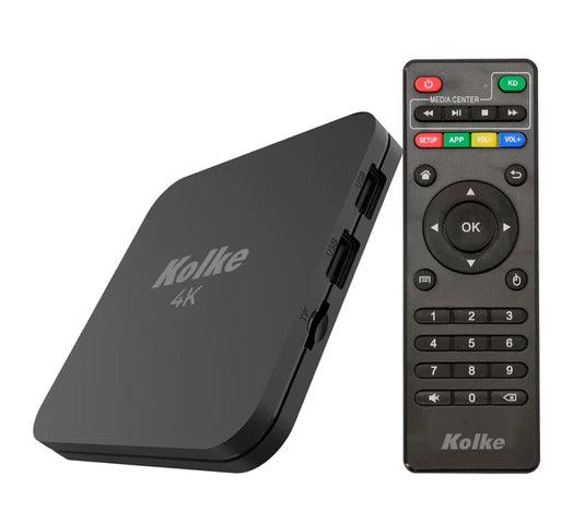 TV Box KOLKE 4K UHD 16GB 2GB Android 10 Control Remoto - Tienda Universo