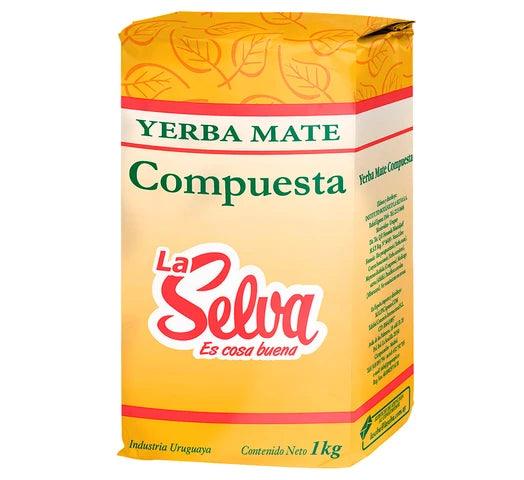 Yerba Mate 1Kg LA SELVA Compuesta - Tienda Universo